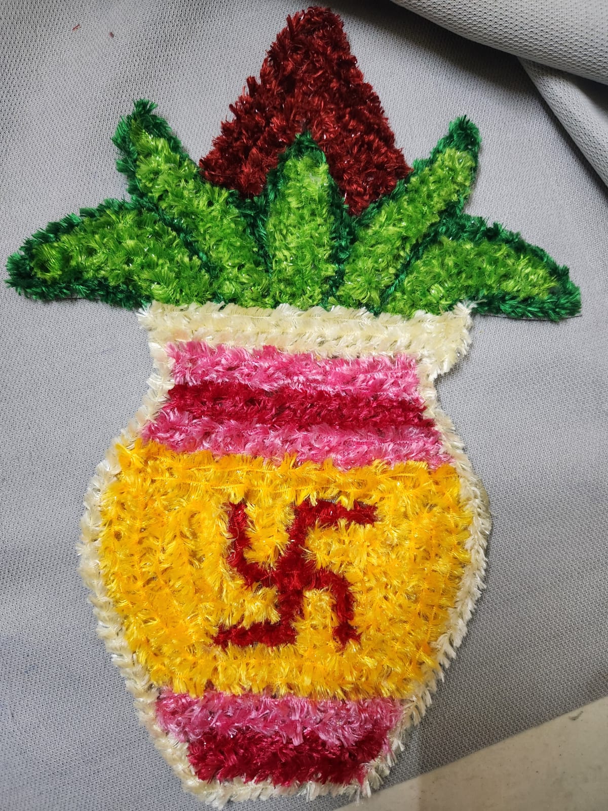 Kalasam rangoli mat ( 12x9 inch)